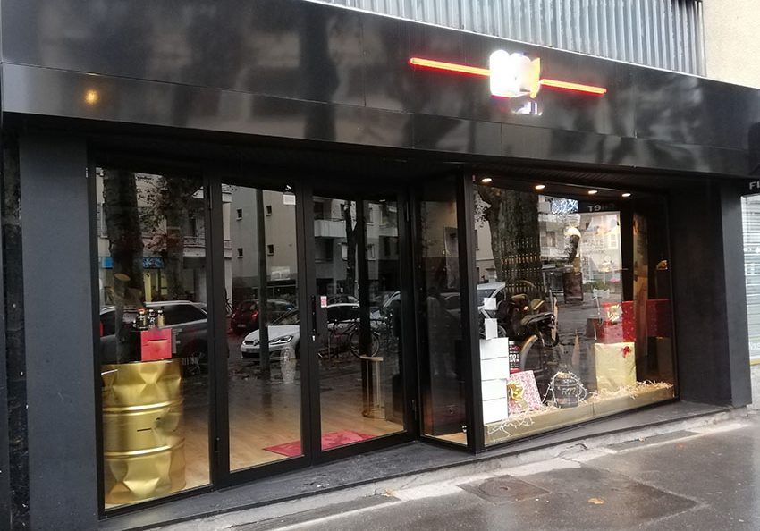 Devanture d'une boutique